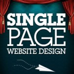 single page web design